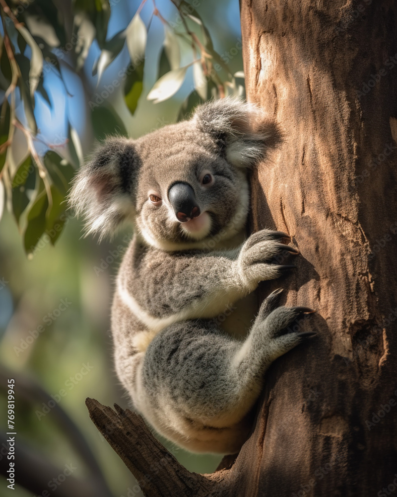 Fototapeta premium Koala on tree