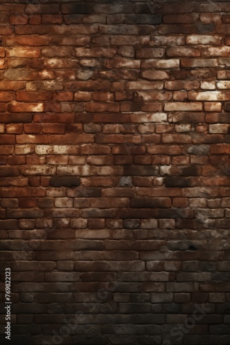 Outside old brick wall texture moody lighting 