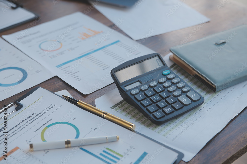 Business team meeting present.professional investor working with Finance managers task. with digital tablet,smartphone and laptop at modern office Business team meeting present.professional investor working with Finance managers task. with digital tablet,smartphone and laptop at modern office