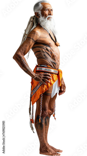 Confident Senior Indigenous Male Athlete