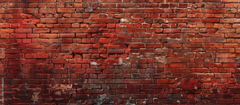 Aged red brick backdrop