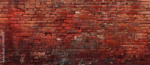 Aged red brick backdrop