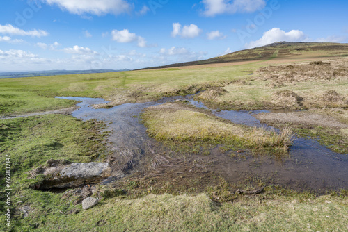 Walk to Cox Tor after the rains photo