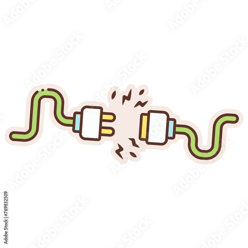 unplug power cable illustration