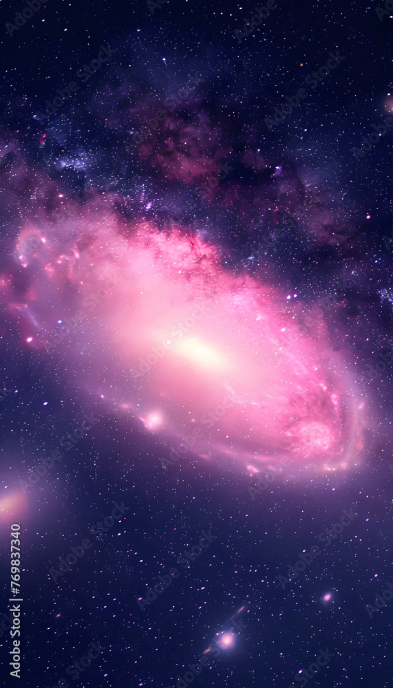 Naklejka premium Galaxy Space