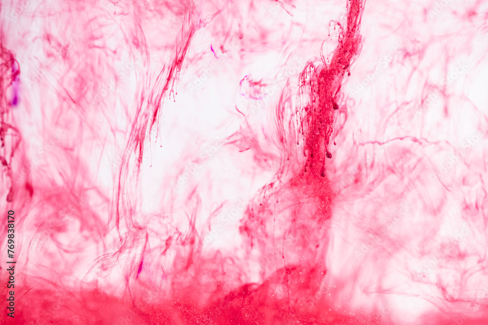 viva magenta colored smoke on a white background viva magenta colored smoke on a white background