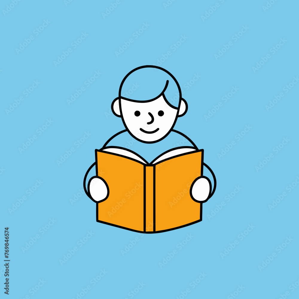 Cartoon Vector Illustrations for Book Tasks