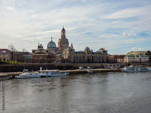 Dresden Altstadt cityscape over river Elbe © Peter Polic