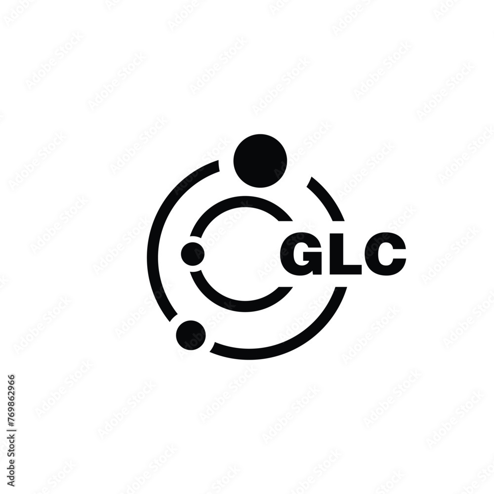 GLC letter logo design on white background. GLC logo. GLC creative initials letter Monogram logo icon concept. GLC letter design
