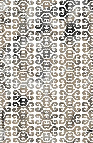 Carpet and Fabric print design with grunge and distressed texture repeat pattern 