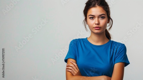 Confident Woman With Crossed Arms