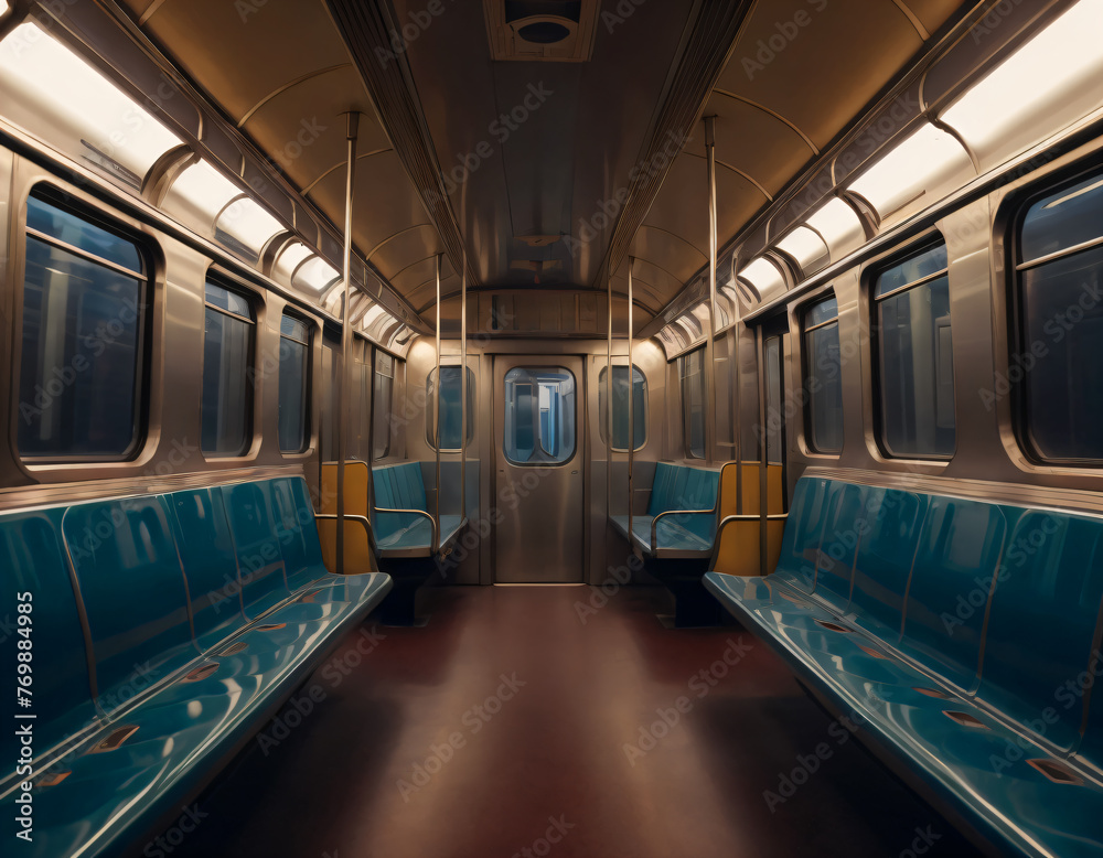 Different types of New York subways.