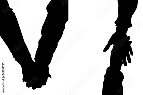 vector, ilustracion, manos, brazo, persona, plantas, señas, pose, amor, dedos, manos libres, siluetas, lenguaje, gestos