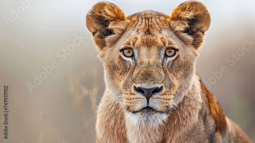 portrait of a lioness