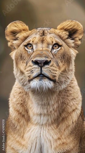 portrait of a lioness