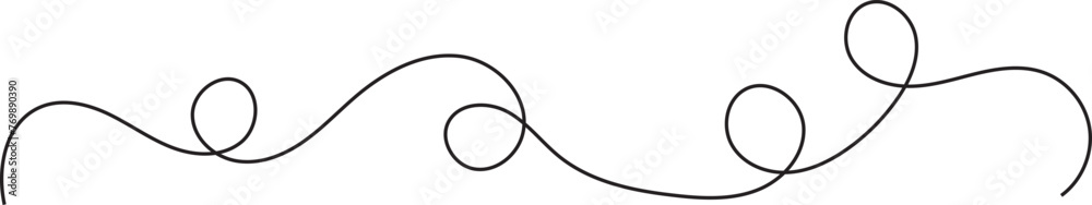 Squiggle line design element. Curved line design Squiggle line design element. Curved line design