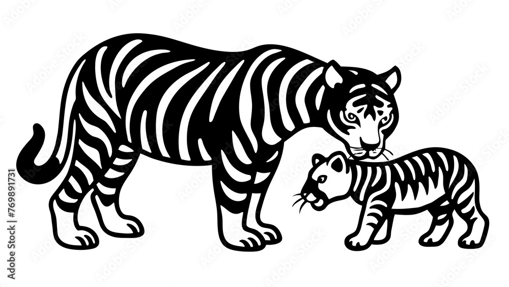 Obraz premium Animals and svg file