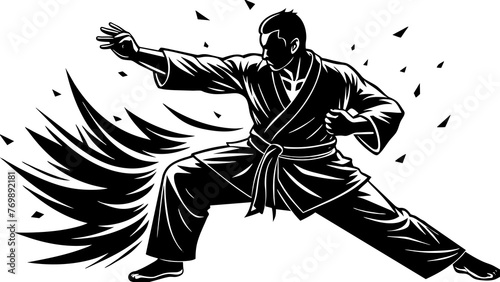 aikido athlete and svg file
