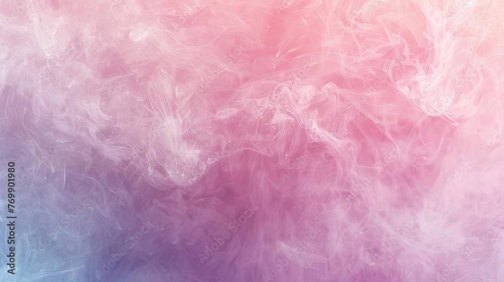 Dreamy Pastel Cotton Candy Texture Background, Soft Romantic Wallpaper Design, Abstract Digital Illustration