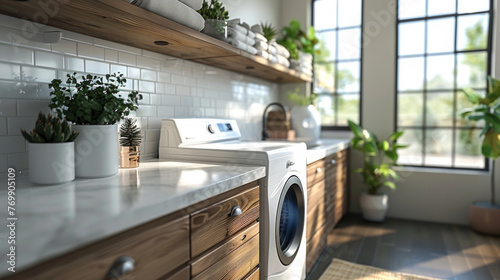 Washer and Dryer in Kitchen photo