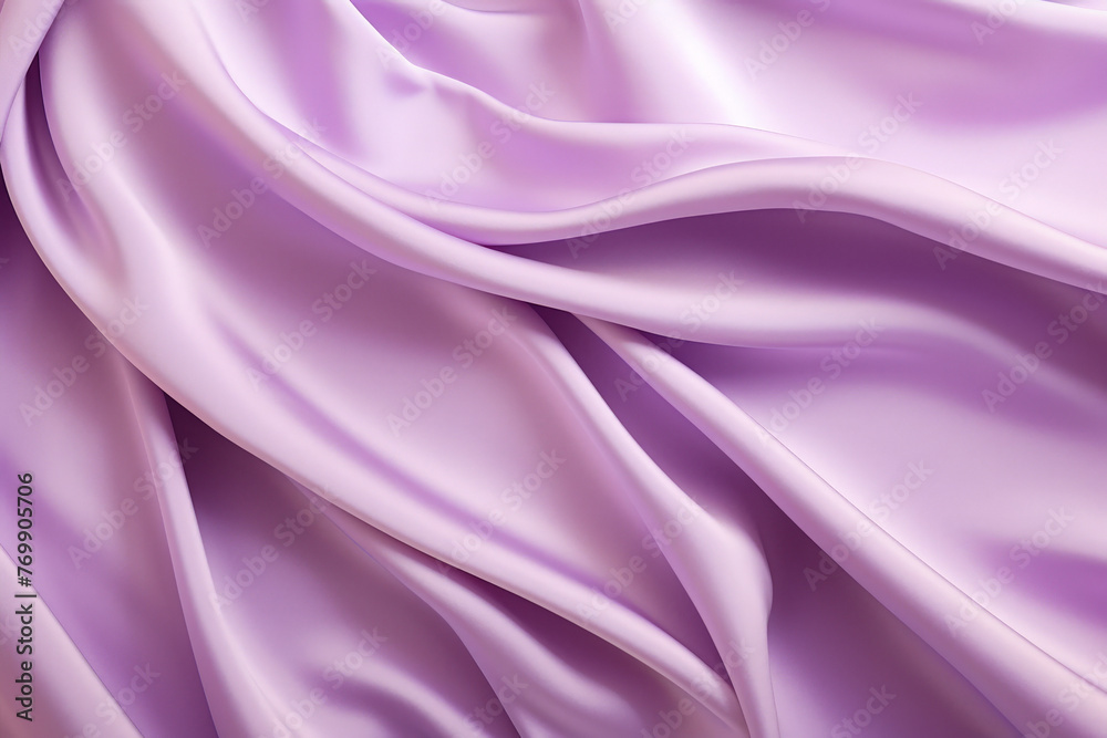 Obraz premium 3D illustration of a fabric wall texture with soft folds and patterns