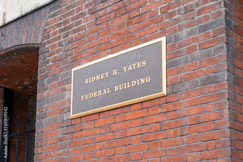 Sign for the Sidney R. Yates Federal Building in Washington DC © MelissaMN