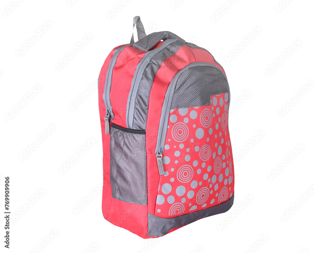 trendy and stylish backpack isolated on white background trendy and stylish backpack isolated on white background