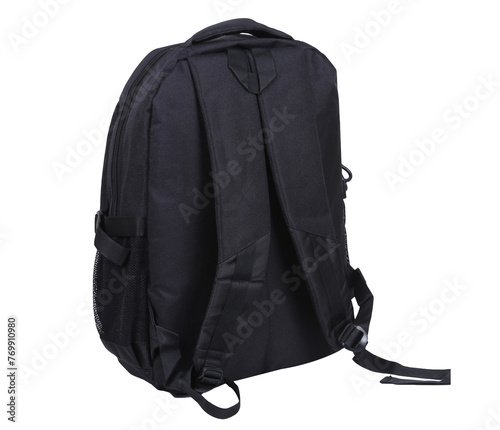 trendy and stylish backpack isolated on white background