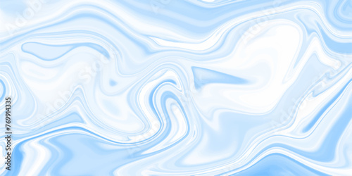Abstract Silk & Satin Texture Seamless Flowing Soft Waves, Swirls of White & Blue Colored Background indicates Liquidy Motion for Fabric Printing, Websites, Presentations, Brochures & Social Media