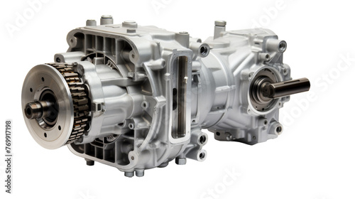 Modern Transfer Case Design on transparent background.