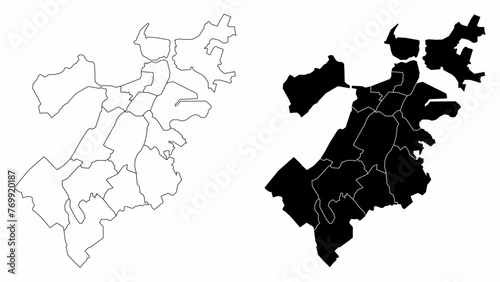 Boston administrative maps