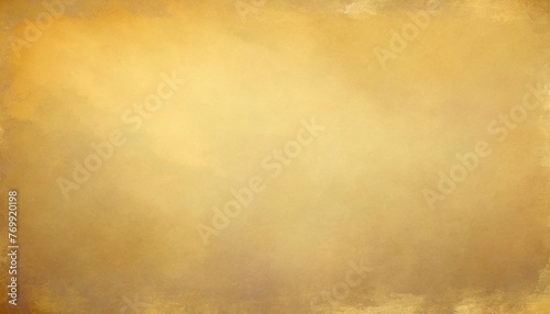 old gold background with distressed vintage texture and dark yellow border grunge