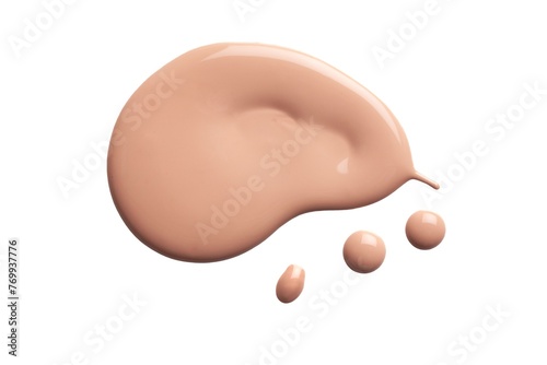 Cosmetic creamy drop texture on background