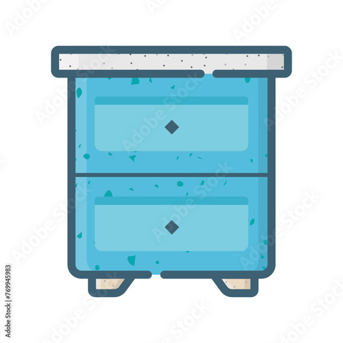 Home furnishing color icon pack