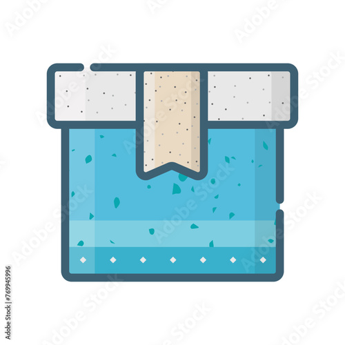 Home furnishing color icon pack