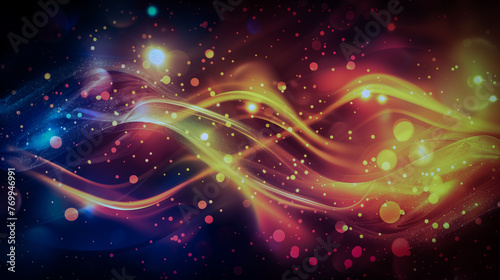 Abstract glamour background with vibrant hues