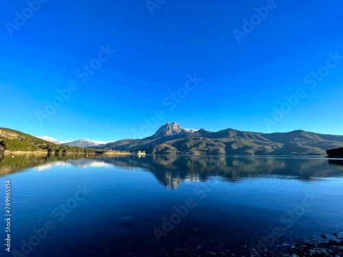 Lac de Serre Poncon Südfrankreich - Sunrise - France - Sunset - Natur – Mont Colombis – Berg – See – Lake - Mountains – Hiking – Landschaften – Landscapes – Wandern – Lake - Lac de Serre Poncon 