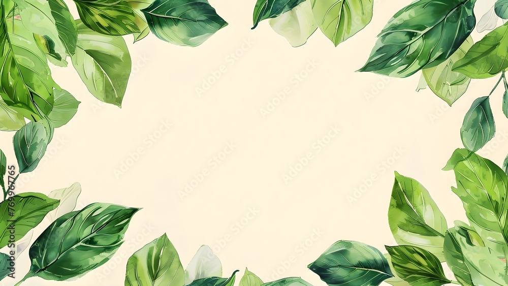 Fototapeta premium Leaf background