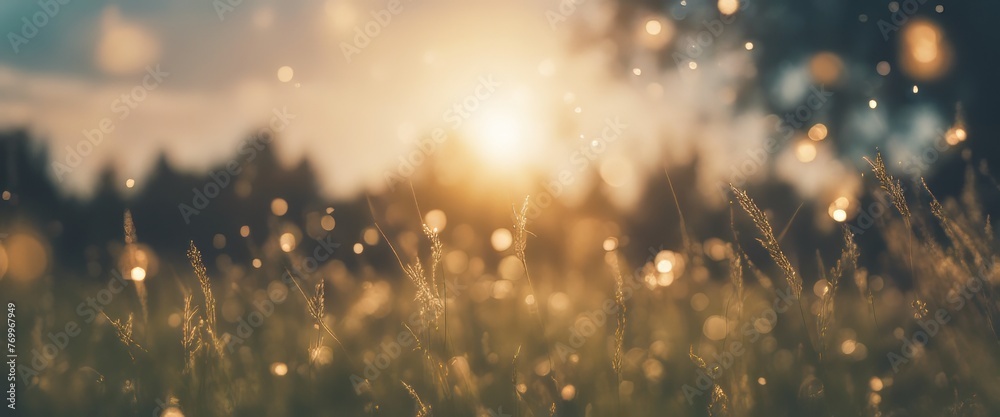Summer sky with sunlight natural bokeh Summer sky with sunlight natural bokeh