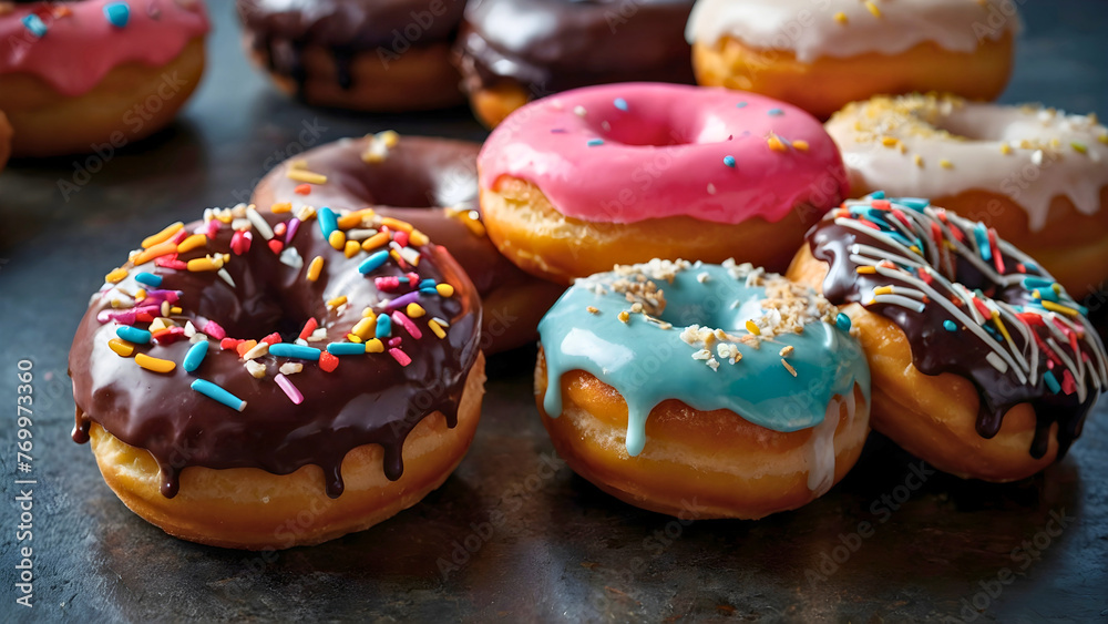 a package of perfect donuts, which can be served at any time of the day. a package of perfect donuts, which can be served at any time of the day.