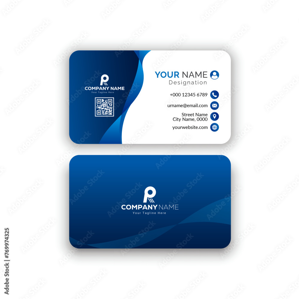 Corporate creative and modern Stylish Professional Business card template (Double sided) Corporate creative and modern Stylish Professional Business card template (Double sided)