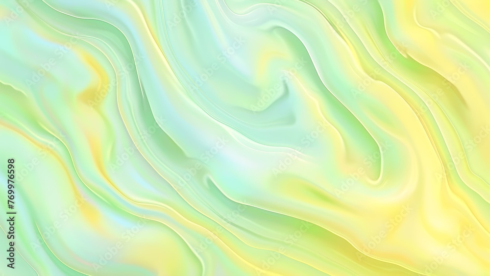 Abstract background with green flow Abstract background with green flow