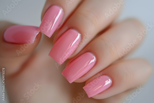 Manicure nail paint color.