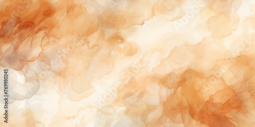 Beige abstract watercolor stain background pattern