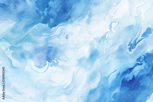 blue abstract watercolor stain background pattern © GalleryGlider