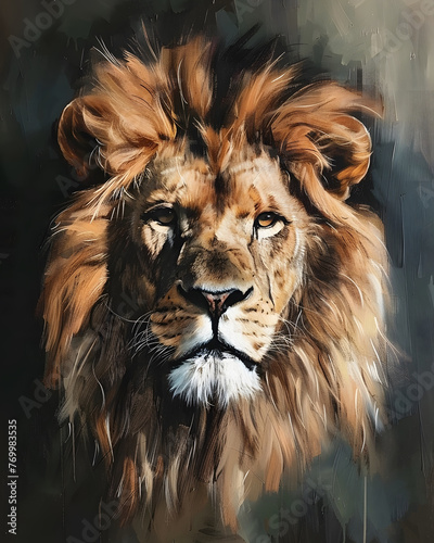 painted lion 