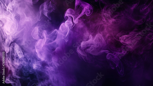 Fumaça roxa - Papel de parede abstrato