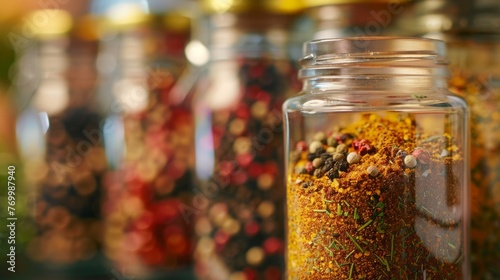 Fototapeta Naklejka Na Ścianę i Meble -  jar of spices.