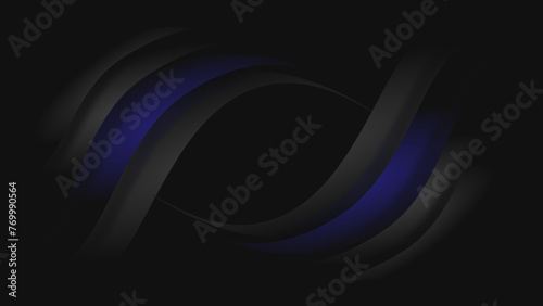 abstract banner or wallpaper in dark theme with blue accent as title page