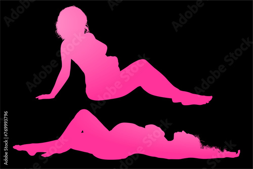 silueta, embarazada, prenatal, amor, gestacion, silueta, vector, embarazo, mujer, familia, ilustracion